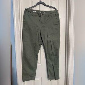 LOFT Women's Olive Green Chinos